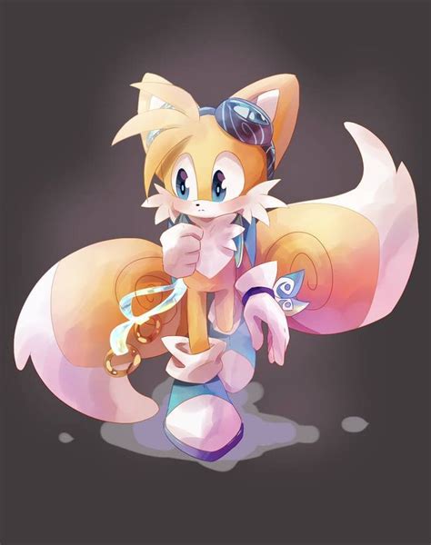 tails fan art|tails cute fanart.